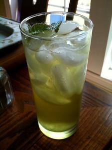 iced green tea