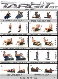 Arms & Abs Workout Chart