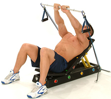 Man using the TargitFit Trainer